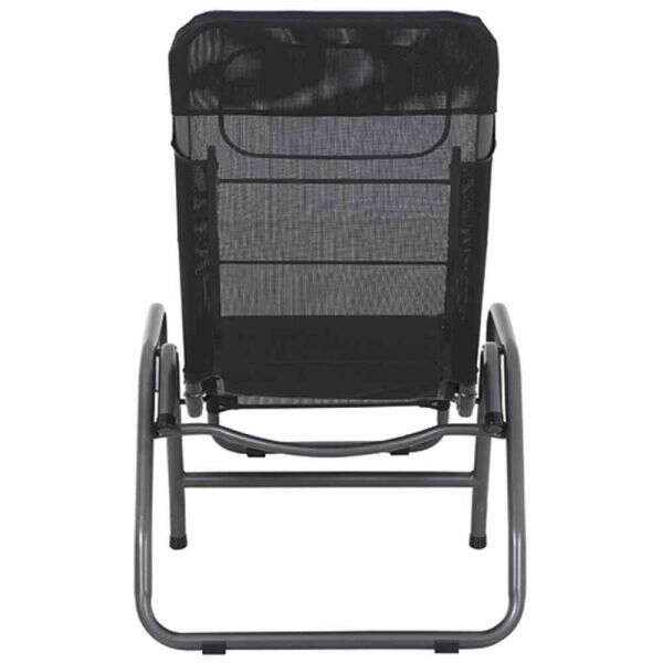 SIENA GARDEN Bito Kippliege anthrazit / schwarz